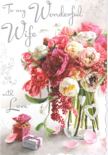 Picture of TO MY WONDERFUL WIFE BIRTHDAY CARD